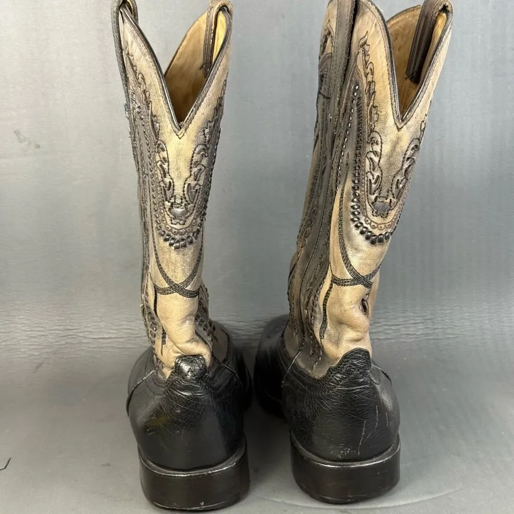 Corral leather western cowboy boots men’s size 8.5